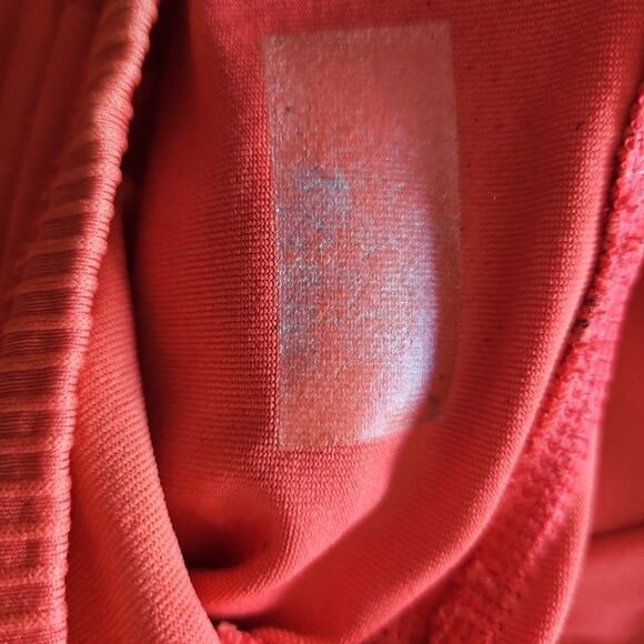 Athleta Women's Hoodie Sz.Sm‎ Pullover Long Sleeve Orange Running Stretch Thumbs - Picture 7 of 7